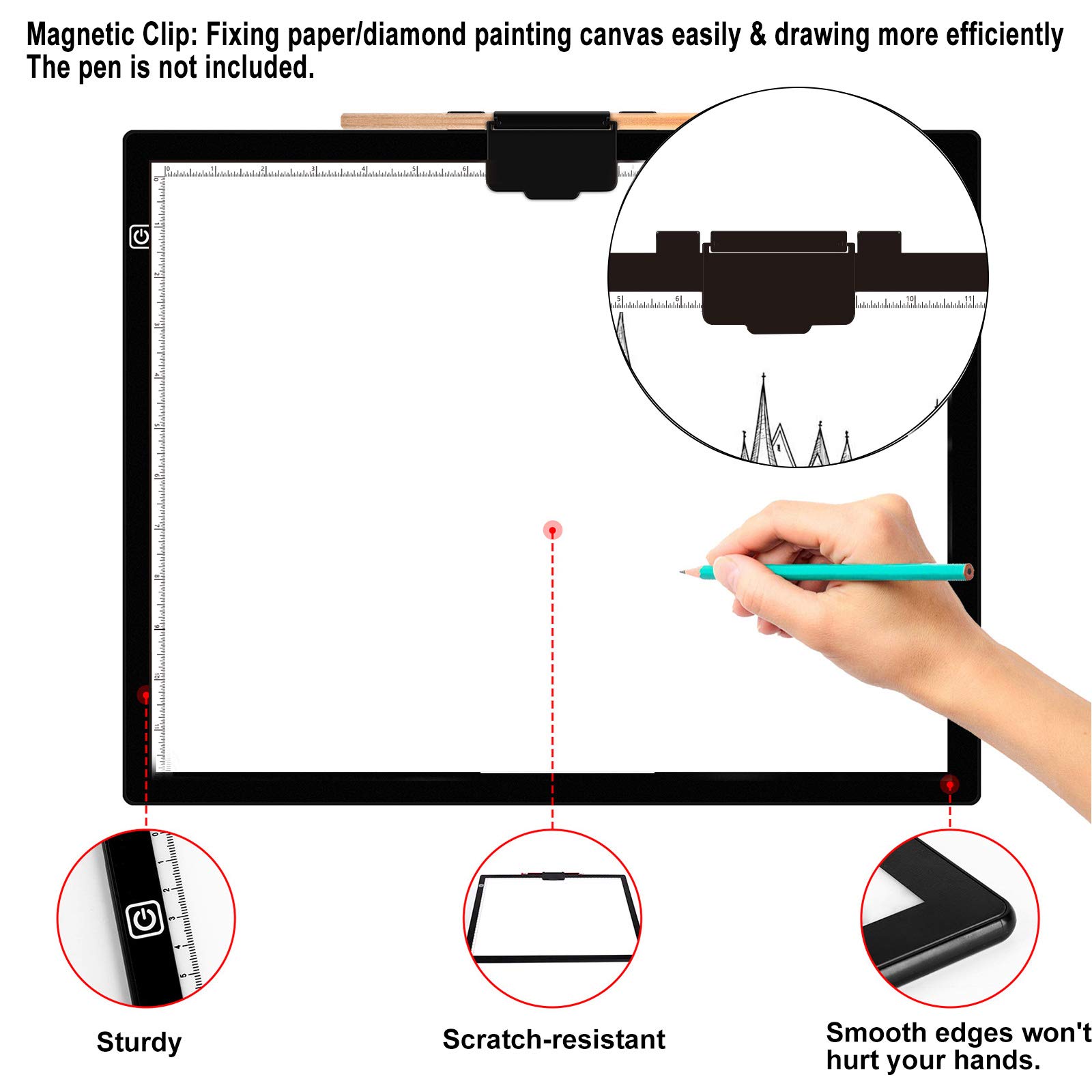 Amazon.com: Diamond Painting Light Pad A3, LED Light Box Tracer w